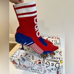 Dolce and Gabbana sock booties